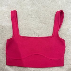 NEVER WORN ZARA RIBBED CROP TANK